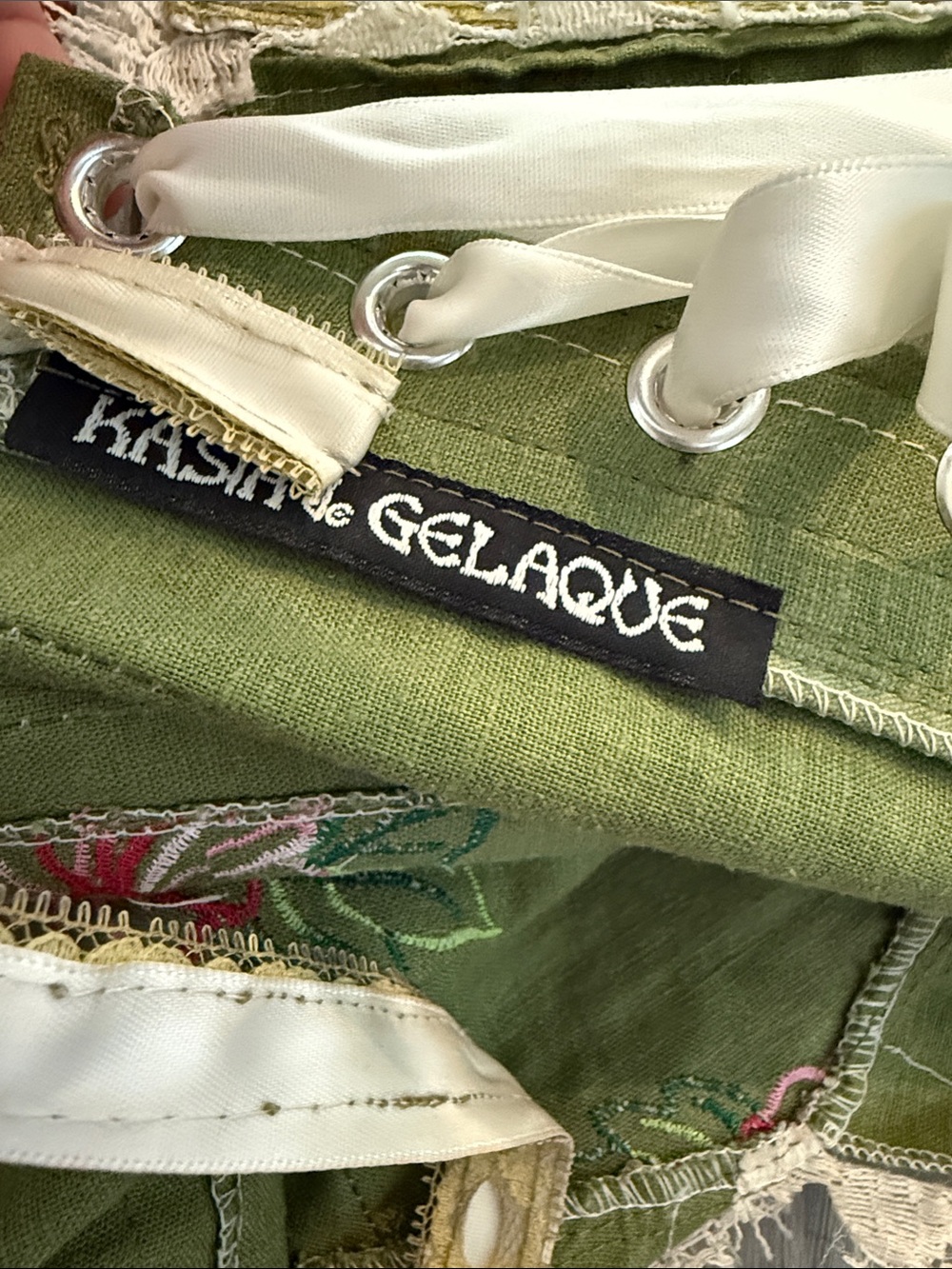 Kasia de Gelaque Green Corset - Picture 2 of 9